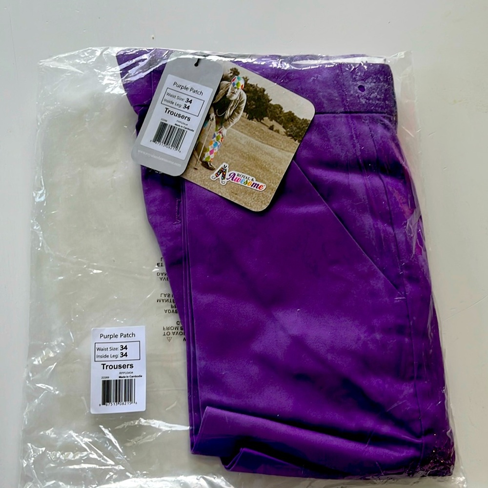 Royal & Awesome Golf Pants